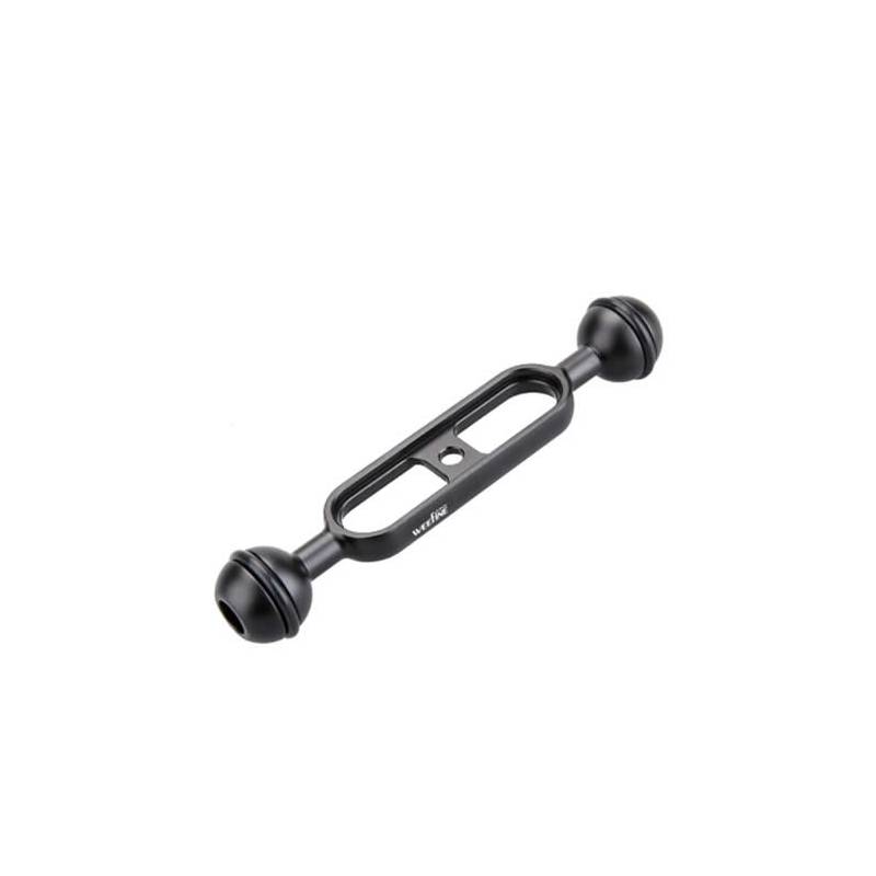 Weefine Brazo Aluminio Doble Bola 5"