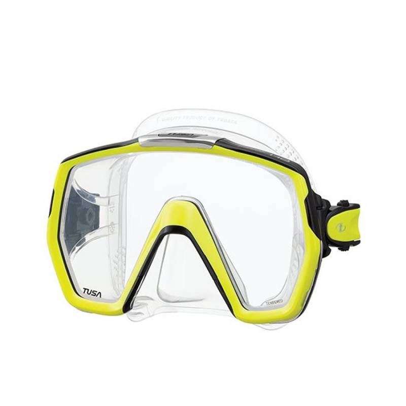 Tusa Máscara Freedom HD Transparente / Amarillo