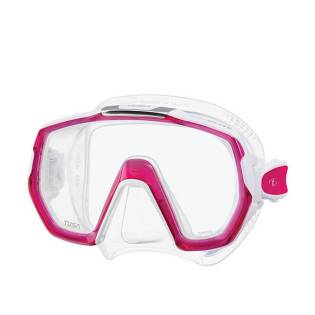 Tusa Máscara Freedom Elite Transparente / Rosa