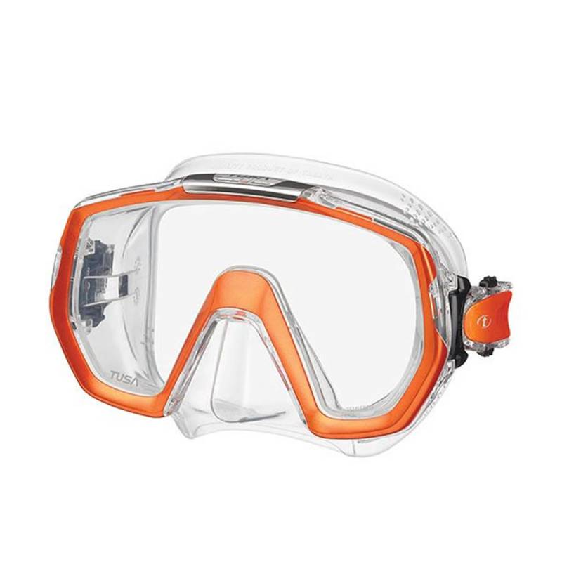 Tusa Máscara Freedom Elite Transparente / Naranja