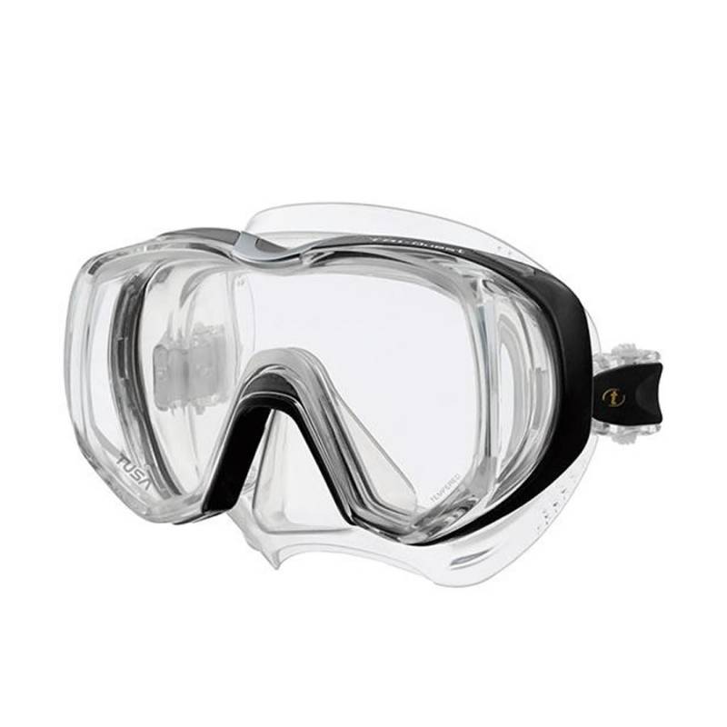 Tusa Máscara Tri-Quest Transparente / Negro