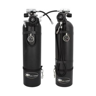 Scuba Force Black Devil Sidemount Regulator Set