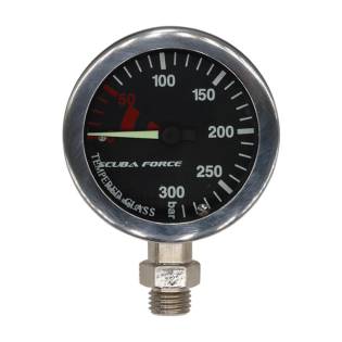 Scuba force SPG Pressure Gauge 52mm 300bar Black
