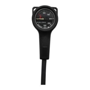 Scuba Force Manómetro Slim Line 52mm 300bar Negro