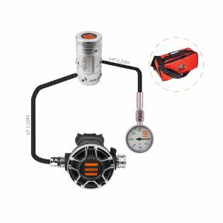 Tecline Regulador de Etapa R2 Tec2 con Manómetro