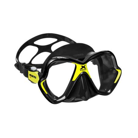 Mares Máscara X-Vision Amarillo Flúor