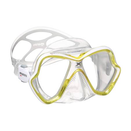 Mares Máscara X-Vision Transparente / Amarillo
