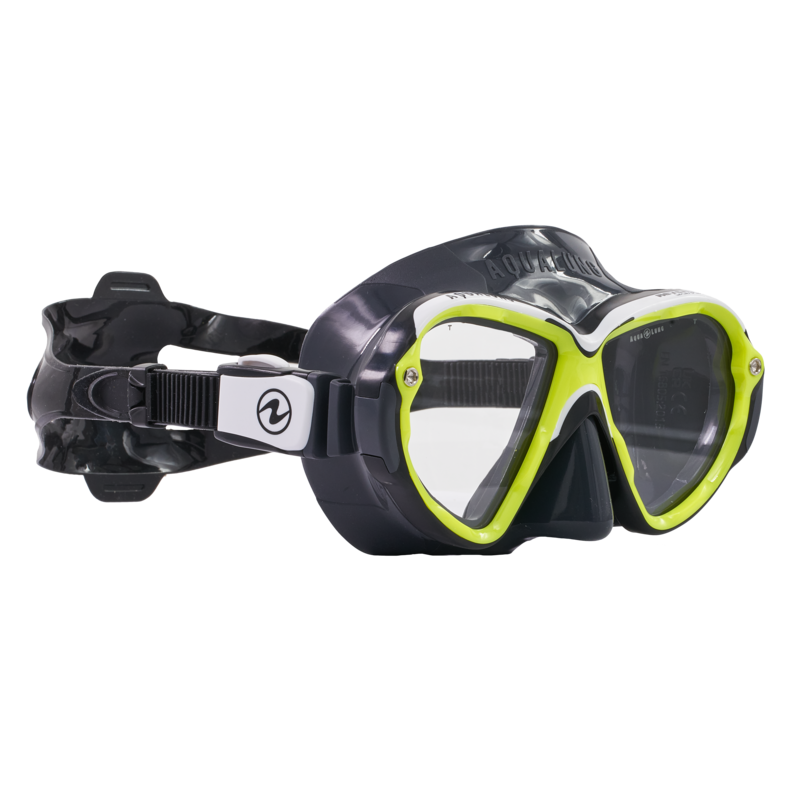 Aqualung Máscara Reveal Ultrafit S Negro / Amarillo