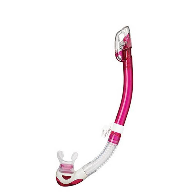Tusa Tubo Hiperdry Elite II Transparente / Rosa