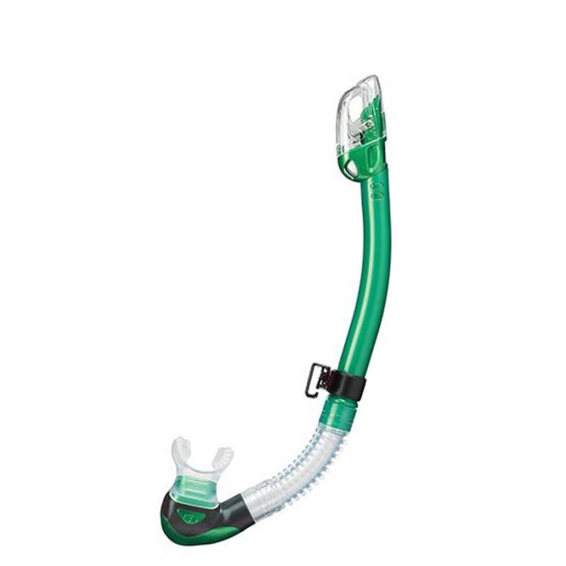 Tusa Tubo Hiperdry Elite II Transparente / Verde