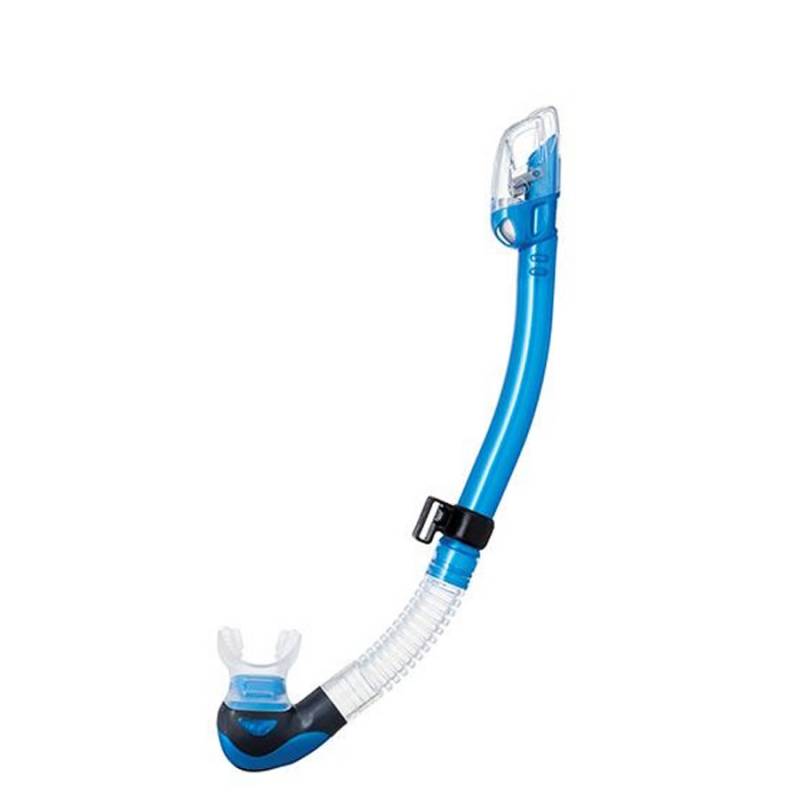 Tusa Tubo Hiperdry Elite II Transparente / Azul