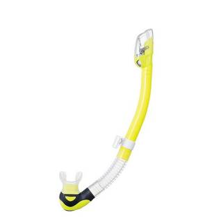 Tusa Hiperdry Elite II Snorkel Clear / Yellow
