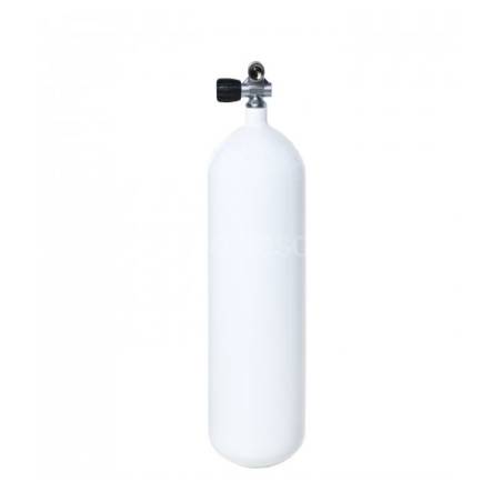 BtS Convex Single Steel Cylinder 12 Liters with Valve