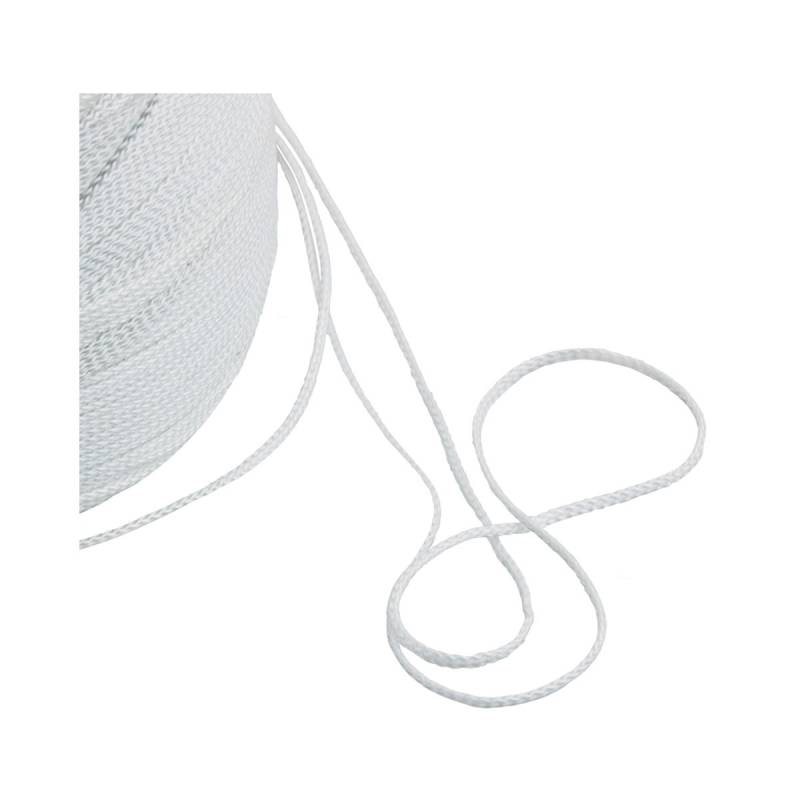Tecline White Nylon Cord for Spools / Reels 500m