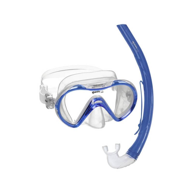 Mares Set Seahorse Junior Azul