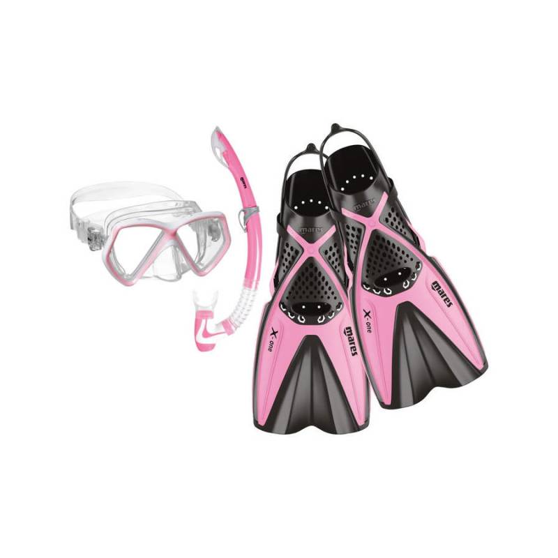 Mares Set X-One Pirate Junior Rosa