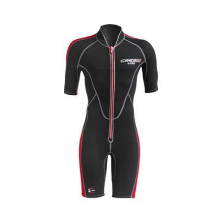 Cressi Shorty Lido Rojo 2mm Hombre