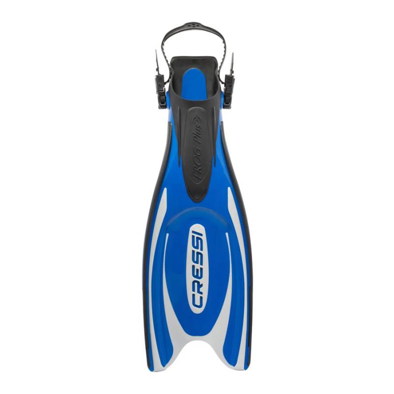 Cressi Aletas Frog Plus Azul / Gris