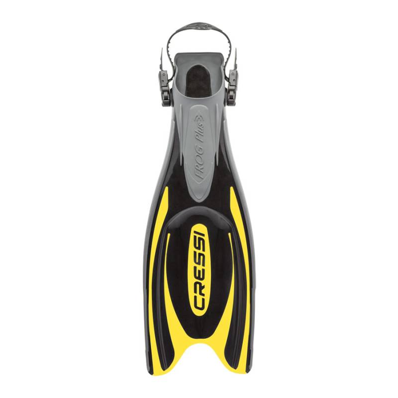 Cressi Aletas Frog Plus Negro / Amarillo