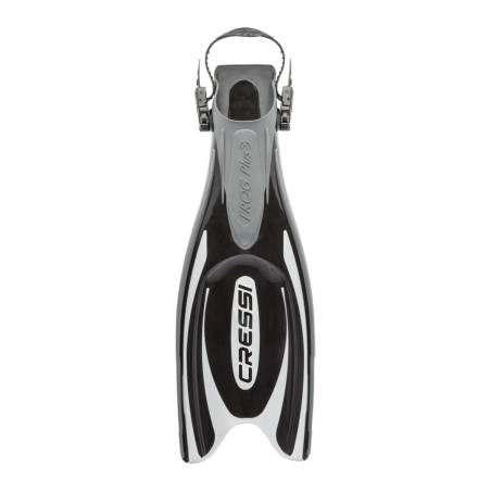 Cressi Aletas Frog Plus Negro / Gris