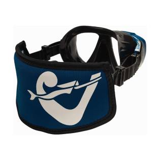 Cressi Mask Strap Cover Simply Navy Blue / White