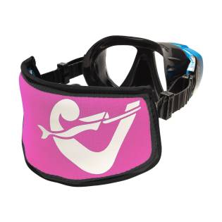Cressi Mask Strap Cover Simply Pink / White