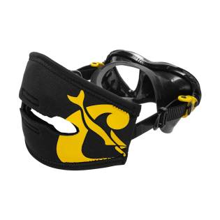 Cressi Mask Strap Cover Pony Black / Yellow