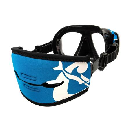 Cressi Mask Strap Cover Pony Blue / White