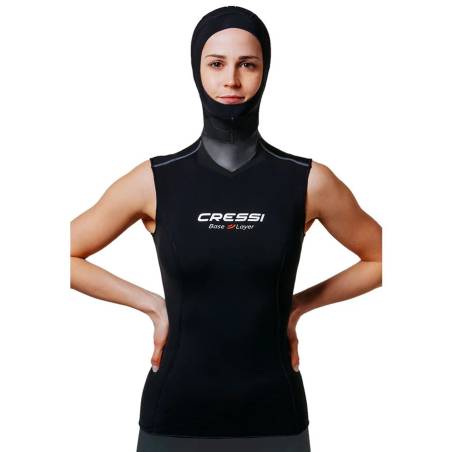 Cressi Chaleco Interior con Capucha Mujer