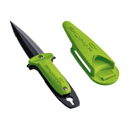 Salvimar Cuchillo Atlantis Hoja Negra Verde