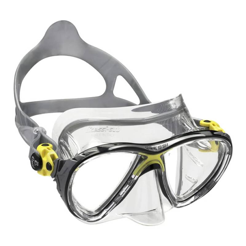 Cressi Máscara Evo Big Eyes Crystal Amarillo