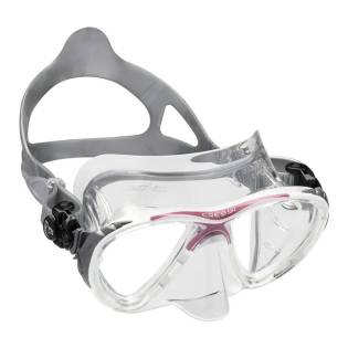 Cressi Máscara Evo Big Eyes Crystal Blanco / Rosa