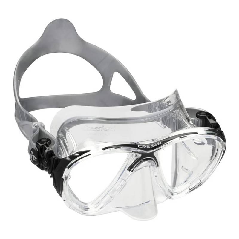 Cressi Máscara Evo Big Eyes Crystal Negro
