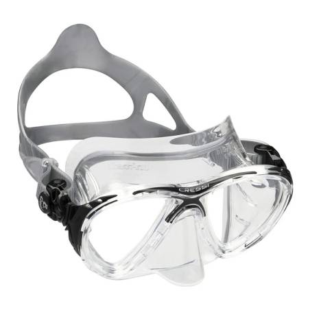 Cressi Máscara Evo Big Eyes Crystal Negro