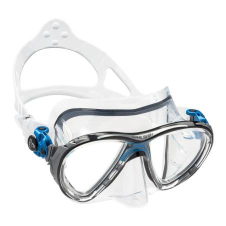 Cressi Máscara Evo Big Eyes Transparente / Azul
