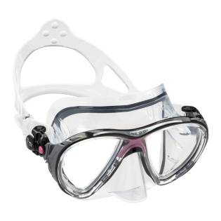 Cressi Máscara Evo Big Eyes Transparente / Rosa
