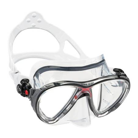 Cressi Evo Big Eyes Mask Clear / Red