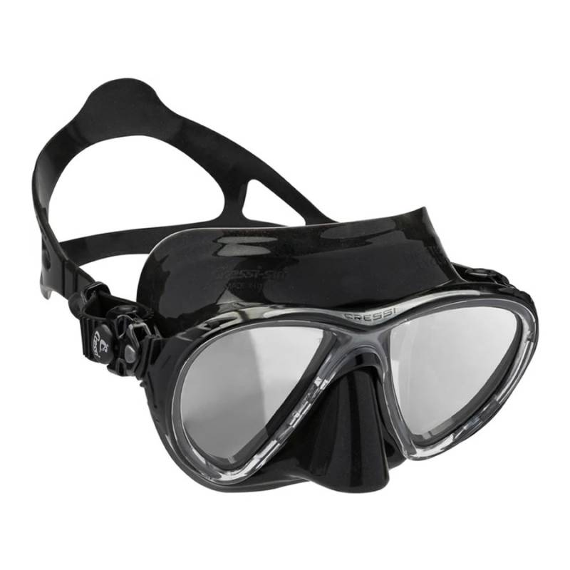 Cressi Máscara Evo Big Eyes Negro / Espejo
