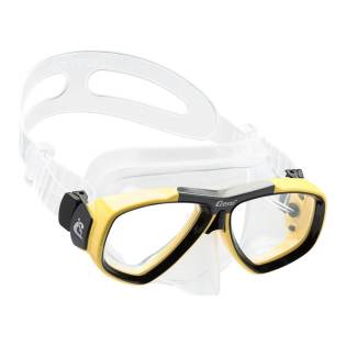 Cressi Máscara Focus Transparente / Amarillo
