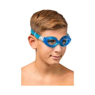Cressi King Crab Junior Goggles Clear Blue