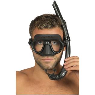 Cressi Kit Calibro Mask + Corsica Snorkel Black