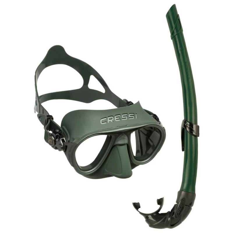 Cressi Kit Calibro + Tubo Corsica Verde