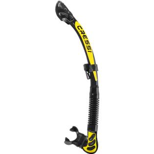 Cressi Snorkel Alpha Ultra Dry Black / Yellow