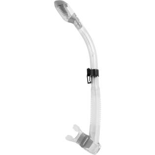 Cressi Dry Snorkel Silver