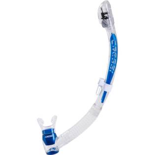 Cressi Itaca Ultra Dry Snorkel Clear / Blue