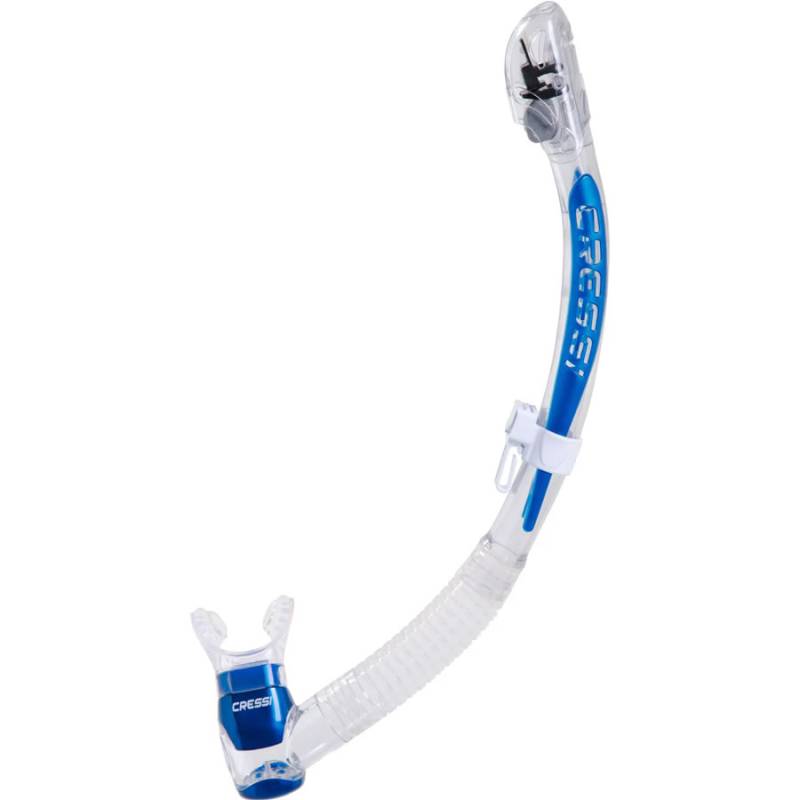 Cressi Tubo Itaca Ultra Dry Transparente / Azul