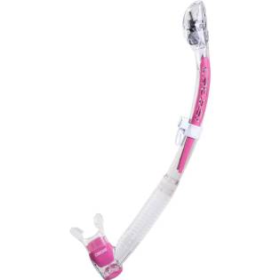 Cressi Itaca Ultra Dry Snorkel Clear / Pink