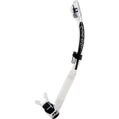 Cressi Itaca Ultra Dry Snorkel Clear / Black
