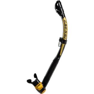 Cressi Itaca Ultra Dry Snorkel Black / Gold