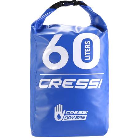 Cressi Mochila Dry PVC 60L Azul